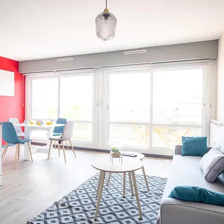 F4 - Terrasse & Parking Sur Les Toits Du Havre