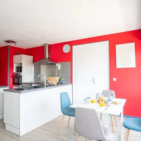 F4 - Terrasse & Parking Sur Les Toits Du Havre Appartement