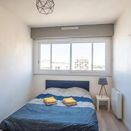 Appartement F4 - Terrasse & Parking Sur Les Toits Du Havre *